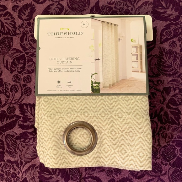 Threshold Other - 1 Light Filtering Curtain Panel